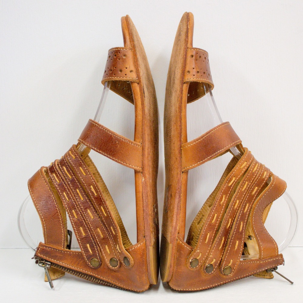 Bed Stu Artemis Leather Sandals in Tan Rustic Size 10 - Picture 5 of 12